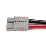 Spartan Power 2 AWG 1 Foot Battery Cable with Anderson Connector SB120 and 3/8" Ring Terminal