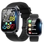 Smart Watch for Men Women Answer/Make Calls, 1.85" HD Screen Fitness Watch with Heart Rate/Sleep Monitor/Step Counter, 100+ Sport Mode Activity Trackers IP68 Waterproof Smartwatch for Android/iOS