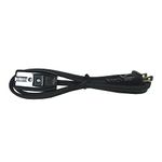 Woods 293 2-Feet HPN Mini Plug Appliance Cord, Black