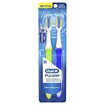 Oral B Pulsar Pro-Health Battery Powered Toothbrush, Soft, 2 Count (Color May Vary)