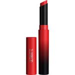 Maybelline New York Color Sensational Ultimatte Lipstick Thats Lightweight/Comfortable Intense Lip Color Pigment Soft Powder Matte Slim Lipstick, 199 More Ruby, 1 Oz