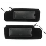 Sun Visors Sunshades W/Vanity Mirror & LED Light for 1984-1996 Corvette C4