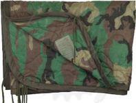 U.S. Military Poncho Liner Woodland Camo Previously Issued