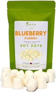 BLUEBERRY COBBLER Wax Melts Scented Soy DOTS-200+ Hours of Aromatic Bliss-Eco Responsible Rice Paper Skore Pouches reduce plastic-100% pure soy-Use in your favourite home decor wax melter
