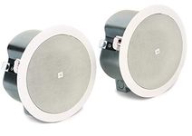 JBL Professional C24CT MicroPlus C24CT 4.5-Inch Ceiling Loudspeakers, White, Sold as Pair