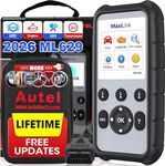 Autel ML629 Automotive OBD2 Scanner, 2026 Newest Model Upgraded of AL619, ML619, Car Code Reader Check Engine ABS SRS Transmission Diagnostic Scan Tool with Auto VIN, Ready Test, DTC Lookup