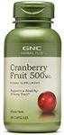 GNC Herbal Plus Cranberry Fruit 500mg, 100 Capsules, Supports a Healthy Urinary Tract