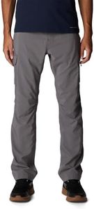 Columbia Men's Silver Ridge Utility Pant, Hiking Trousers, City Grey, 38 Waist x 34 Length
