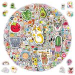 SYCARON 400PCS Sticker Pack, Water Bottle Stickers Waterproof Mixed Stickers Cute Vinyl Stickers Pack for Water Bottle, Luggage, Skateboard Stickers for Girls Teens Adults