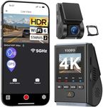 VIOFO A119M Pro 4K HDR Mini Front Dash Cam, Car Camera with STARVIS 2 IMX678 Sensor, Wi-Fi 6, Quad-Mode GPS, Voice Control, Night Vision 2.0, 24H Parking Mode, Supercapacitor, Supports up to 512GB