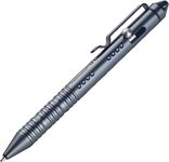 SMOOTHERPRO Bolt Action Pen | Aluminium Ballpoint Pen | Stainless Steel Clip | for Pocket Business EDC Signature (TP157) | Color Grey