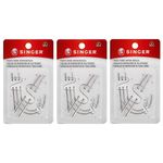 SINGER Heavy Duty Household Hand Needles 7 Count, 3-Pack