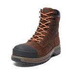 Timberland PRO Men's CSA Endurance HD 8 Inch Composite Safety Toe Puncture Resistant Insulated Waterproof Industrial Work Boots, Brown, 10 Wide