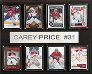 NHL Montreal Canadiens Carey Price 8-Card Plaque, 12 x 15-Inch