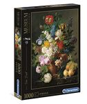 Clementoni - 31415 - Museum Collection puzzle for adults and children - Van Deal, Bowl of Flowers - 1000 Pieces,28.1 x 37 x 5.5