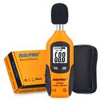 Decibel Meter, RISEPRO Digital Sound Level Meter 30 – 130 dB Audio Noise Measure Device Dual Ranges HT-80A