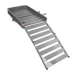 Enthuze Aluminum Hitch Mounted Cargo Carrier 60" X 30"