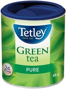 Tetley Pure Green Tea - 24 Tea Bags, 48 Grams, Contains Caffeine