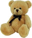 Elka Australia 0427-BRN Baxter Teddy Bear Soft Plush Toy, Brown, 14 Centimeters