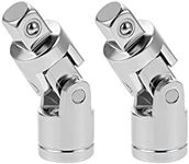 uxcell 2 Pcs 3/8 Inch Drive Universal Joint Socket, Cr-V