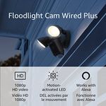 Ring Floodlight Cam Wired Plus, Black with Ring Video Doorbell, Venetian Bronze