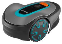 GARDENA 15201-20 SILENO Minimo - Automatic Robotic Lawn Mower, with Bluetooth app and Boundary Wire, one of The quietest in its Class, for lawns up to 2700 Sq Ft, Made in Europe, Grey