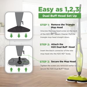 H2O HD 8-in-1 Steam Mop – Multi-Function Floor Cleaner