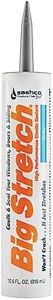 Sashco Big Stretch Acrylic Latex High Performance Caulking Sealant, 10.5 oz Cartridge, Gray