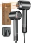 TRANXPHIT Hair Dryer Blow Dryer: Ionic Professional 160000 RPM High-Speed Brushless Motor 500M Negative Ionic Fast Drying Lightweigh Hairdryer 4 Heat / 3 Speeds Low Noise Thermo-Control for Home Travel Salon
