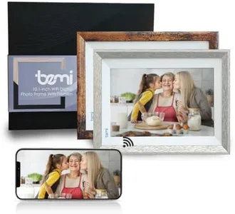 bemi FRAME With Frameo App 10.1 Inch 2 Frame GIFT Smart WiFi Digital Photo Frame GRAY 1280x800 IPS LCD Touch Screen, Built in 16GB Memory, Share Moments Instantly via Frameo App