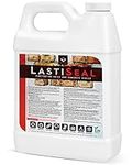 LastiSeal Brick & Concrete Sealer (2.5-gal) - Waterproofs and Strengthens Brick, Concrete, & Porous Masonry - 15-Year Service Life. Deep-Penetrating, Paintable, Natural Finish, No Slip, Indoor/Outdoor