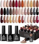 Beetles Gel Nail Polish Kit, 23Pcs 
