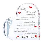 Acrylic Heart Gift for Husband Insp