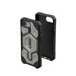 URBAN ARMOR GEAR UAG Designed for iPhone 16e Case Monarch Pro - Compatible with MagSafe Premium Carbon Fiber Inlay Rugged Military Grade Drop Proof Protective Cover, Titanium