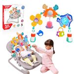 Chardfun Stroller Toys for Babies Montessori Sensory Toys 6-12 Months Baby Toys for Crib Car Seat New Born Baby Gift for 3-12 Months (Ocean)