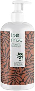 Australian Bodycare Hair Rinse 500 ml - Shampoo post trattamento antipidocchi | Con Tea Tree Oil puro al 100% | Deterge e previene problemi al cuoio capelluto | Per uso quotidiano