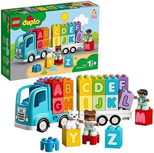 LEGO DUPLO My First Alphabet Truck 10915 ABC Letters Learning Toy for Toddlers, Fun Kids’ Educational Building Toy