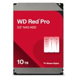 Western Digital 10TB WD Red Pro NAS Internal Hard Drive HDD - 7200 RPM, SATA 6 Gb/s, CMR, 256 MB Cache, 3.5" - WD102KFBX