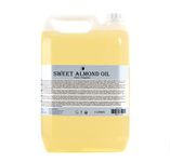 Mystic Moments | Sweet Almond Carrier Oil 5 Litres - Pure & Natural Oil Perfect For Hair, Face, Nails, Aromatherapy, Massage and Oil Dilution Vegan GMO Free