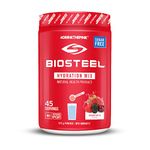 BioSteel Hydration Mix, Great Tasting Hydration with Zero Sugar, and No Artificial Flavours or Preservatives, Mixed Berry Flavour, 45 Servings per Tub