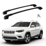 Richeer Roof Rack Cross Bars for 2014-2023 Cherokee with Lock, Aluminum Car Cargo Crossbars Rooftop Luggage Kayak Bicycles Canoe Carrier.