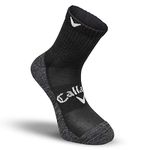 Callaway Men's MenÃ‚´s Optidri-mid Sports Socks, Black, L UK