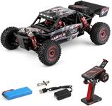 GoolRC WLtoys 124016 V2 RC Car, 1:12 Scale Remote Control Car, 4WD 75km/h High Speed Racing Car, 2.4GHz All Terrain Off Road RC Truck RTR with Brushless Motor and Metal Chassis for Kids Adults