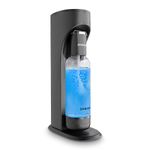 Drinkmate OmniFizz Sparkling Water and Soda Maker, Carbonates Any Drink Not Just Water, Fizzy Drink Maker, Water Carbonator, Sparkling Water Machine, CO2 Cylinder Not Included, Matt Black