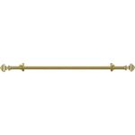 Achim Home Furnishings Buono II Bach Curtain Rod with Finials, 28-Inch Extends to 48-Inch, Gold