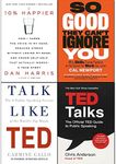 So Good They Can't Ignore You, 10% Happier, Talk Like TED, TED Talks 4 Books Collection Set