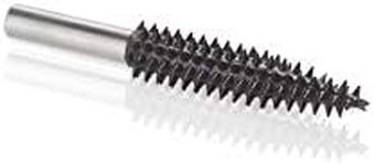 Kutzall Extreme Taper Rotary Burr, 1⁄4" Shaft, Very Coarse - Woodworking Attachment for Bosch, DeWalt, Milwaukee. Abrasive Tungsten Carbide, 1⁄4" (6.3mm) Dia. X 1-1⁄2" (38.1mm) Length, TX-14C