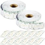 2 Rolls 1000 Pcs Free Drink Ticket Roll Raffle Tickets Party Tickets for Events Wedding and Parties (Greenery)