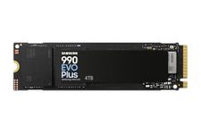 Samsung 990 EVO Plus SSD 4TB, PCIe Gen 4x4, Gen 5x2 M.2 2280, Speeds Up-to 7,150 MB/s, Upgrade Storage for PC/Laptops, HMB Technology and Intelligent Turbowrite 2.0, MZ-V9S4T0BW