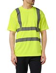 Portwest Hi-Vis T-Shirt, Size: L, Colour: Yellow, S478YERL